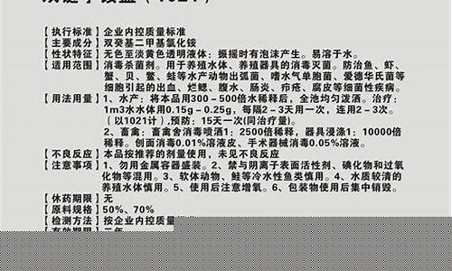 季铵盐抑菌液的成分-季铵盐抑菌液的成分是什么